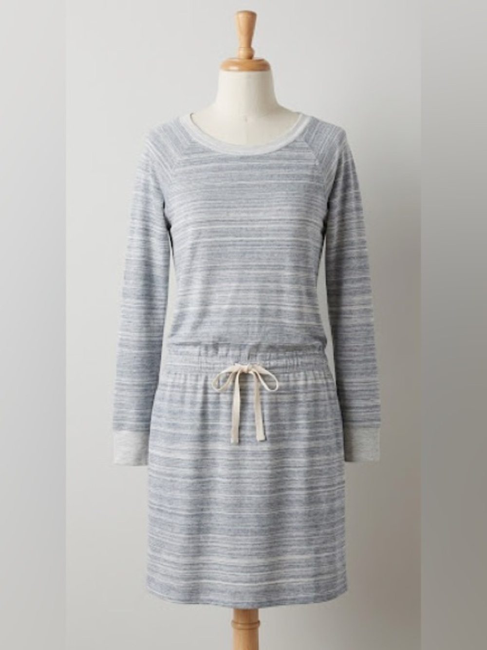 Ann Taylor LOFT French Terry Drawstring Sweatshirt Dress XS